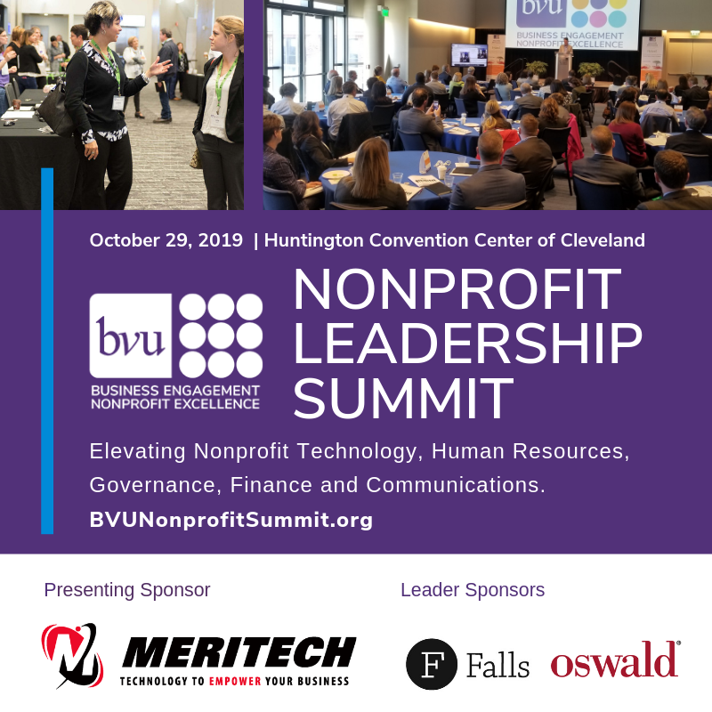 Oct 29 Nonprofit Leadership Summit Business Volunteers Unlimited