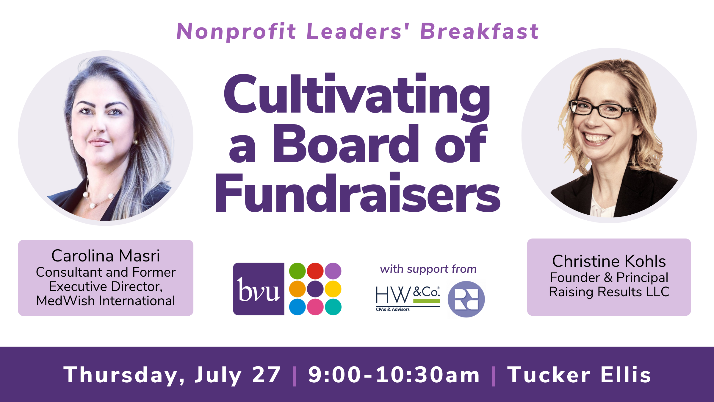 Nonprofit Leaders' Breakfast: Cultivating a Board of Fundraisers